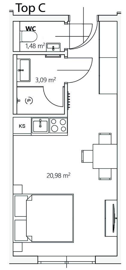 Апартаменти Easy Flat Hyrtlgasse Відень Екстер'єр фото